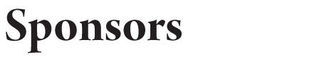 Sponsors